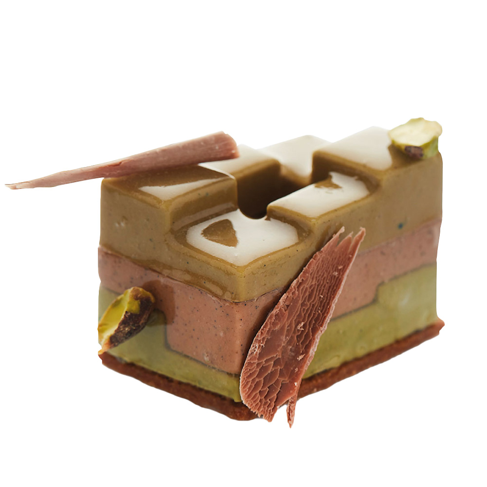 Martellato Brick Block Silicone Mold, 0.9 oz., 12 Cavities
