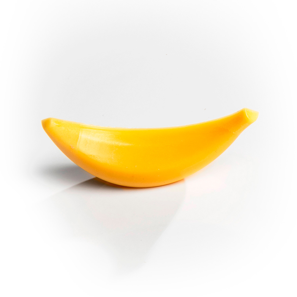 Martellato Clear Polycarbonate Chocolate Mold, Banana, 16 Cavities