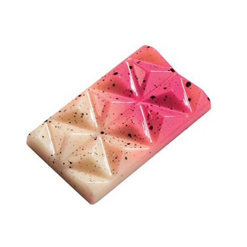 Martellato Clear Polycarbonate Chocolate Mold, Connected-Pyramids Mini Snack Bar