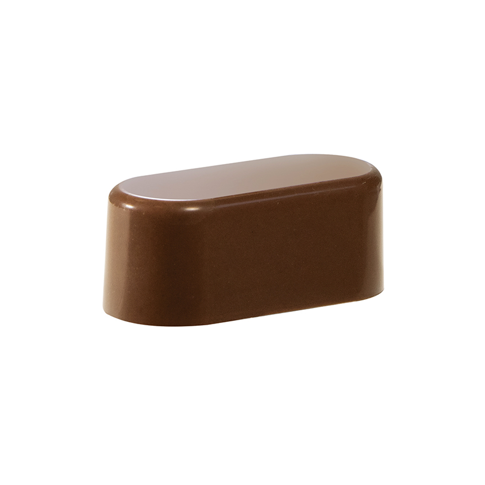 Martellato Clear Polycarbonate Chocolate Mold, Flat Praline, 25 Cavities