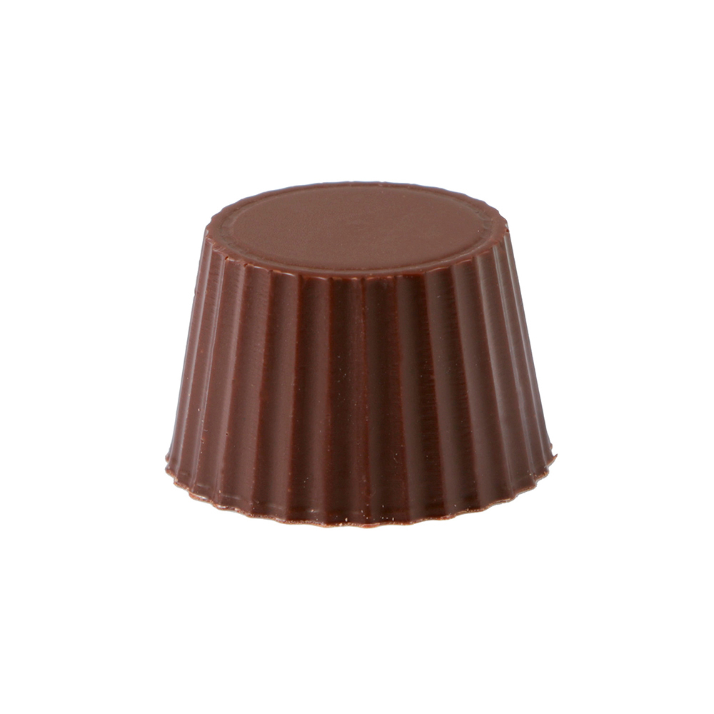 Martellato Clear Polycarbonate Chocolate Mold, Fluted Praline, 28 Cavities