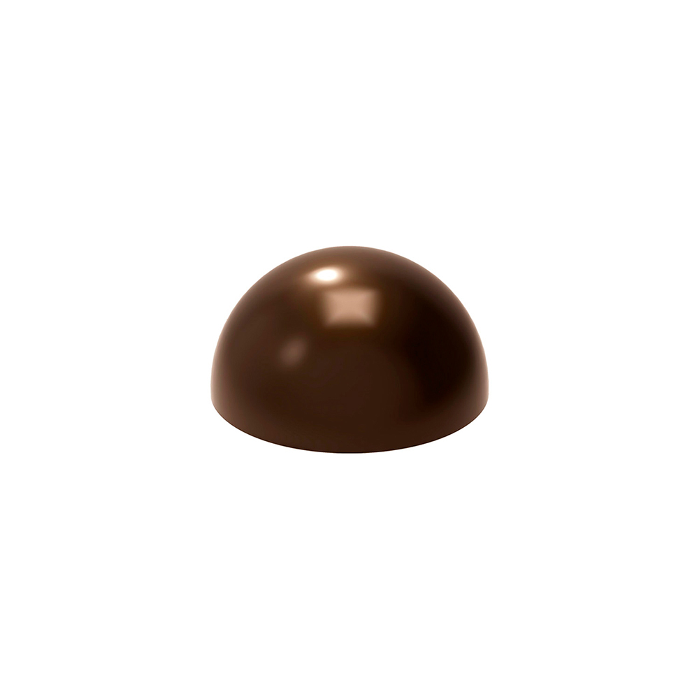 Martellato Clear Polycarbonate Chocolate Mold, Hemisphere 30mm Diameter, 24 Cavities