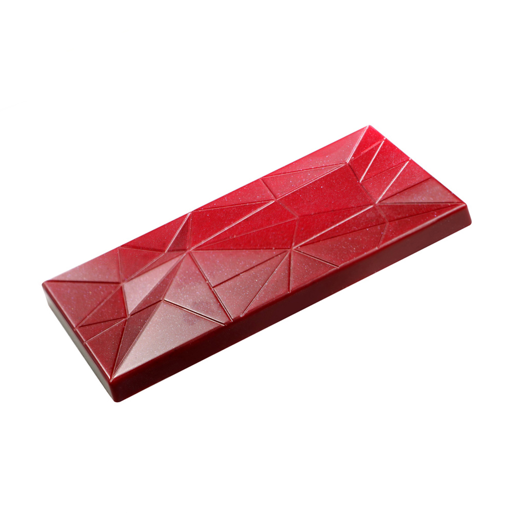 Martellato Clear Polycarbonate Chocolate Mold, Mirror, 3 Cavities