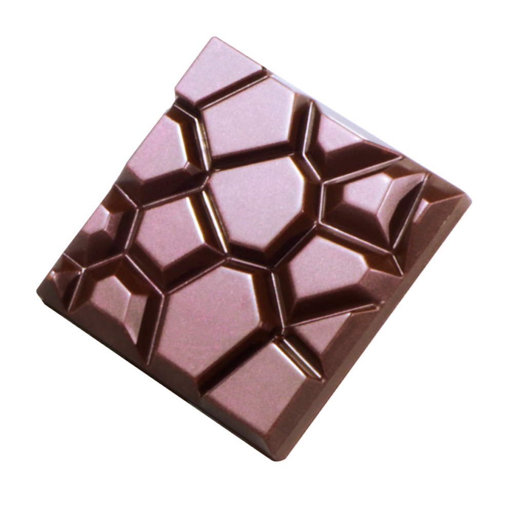Martellato Clear Polycarbonate Chocolate Mold, Stone Bar, 6 Cavities
