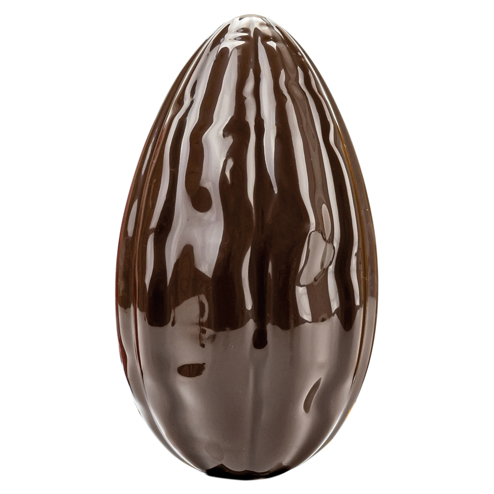 Martellato Cocoa Pod Polycarbonate Chocolate Mold, 2 Cavities