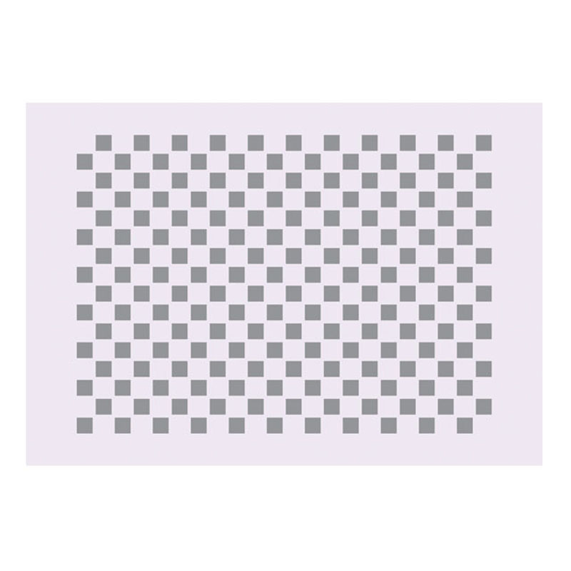 Martellato Decorating Stencil Grill - Checkerboard Design