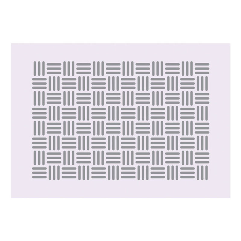 Martellato Decorating Stencil Grill - Cris-Cross Design