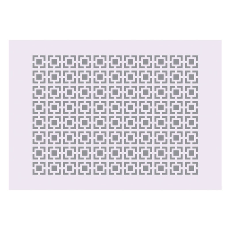 Martellato Decorating Stencil Grill - Double Square Design