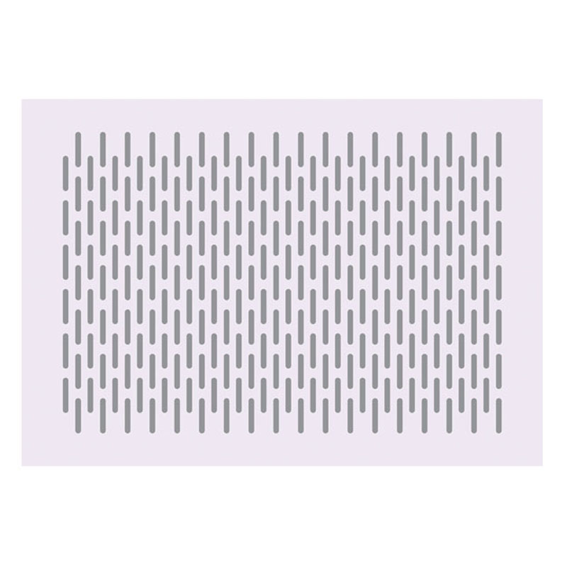 Martellato Decorating Stencil Grill - Lines-Staggered