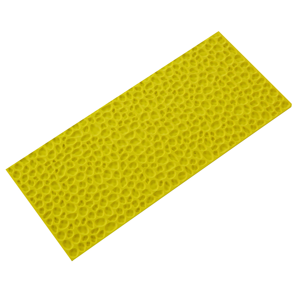 Martellato Decorative Silicone Mat for Log Dessert Mold, Stone Design