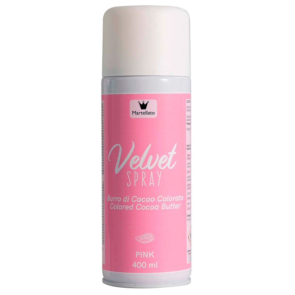 Martellato Edible Pink Velvet Spray, 13.5 Oz