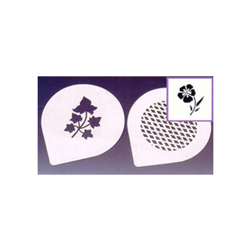 Martellato Flower Plastic Decorating Cake Stencil