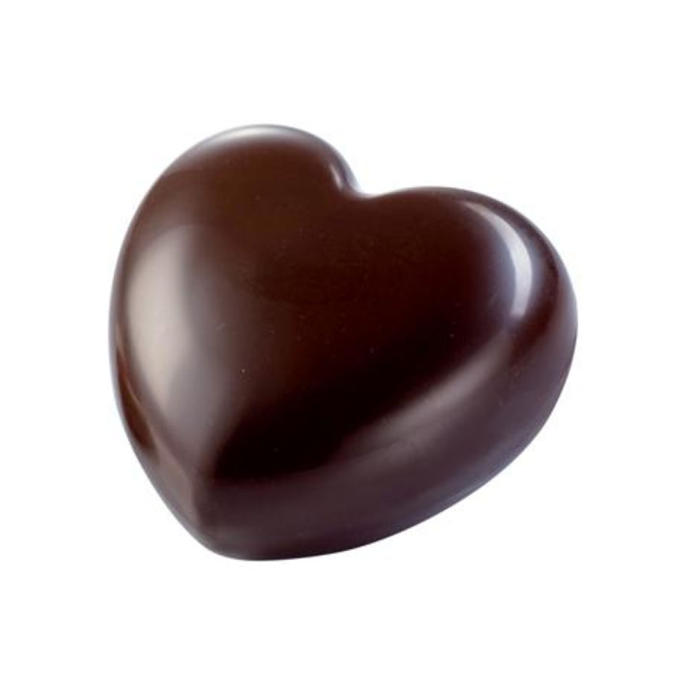 Martellato Heart Chocolate Mold, 45 Grams, 6 Cavities
