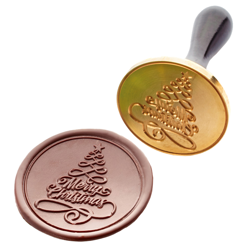 Martellato Merry Christmas Chocolate Stamp, 60 mm