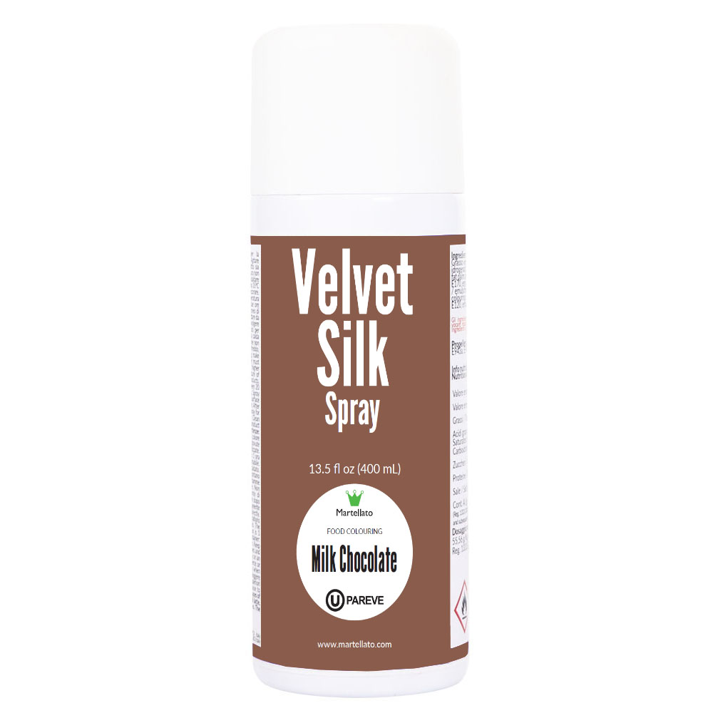 Martellato Milk Chocolate Velvet Silk Spray, 13.5 oz. 