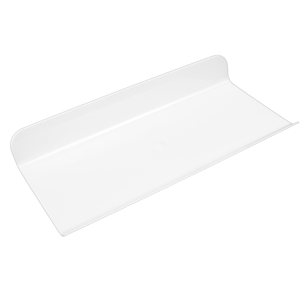 Martellato PL00301 White Rectangle Dessert Plate, 2-1/4" x 5-1/2" - Pack of 100