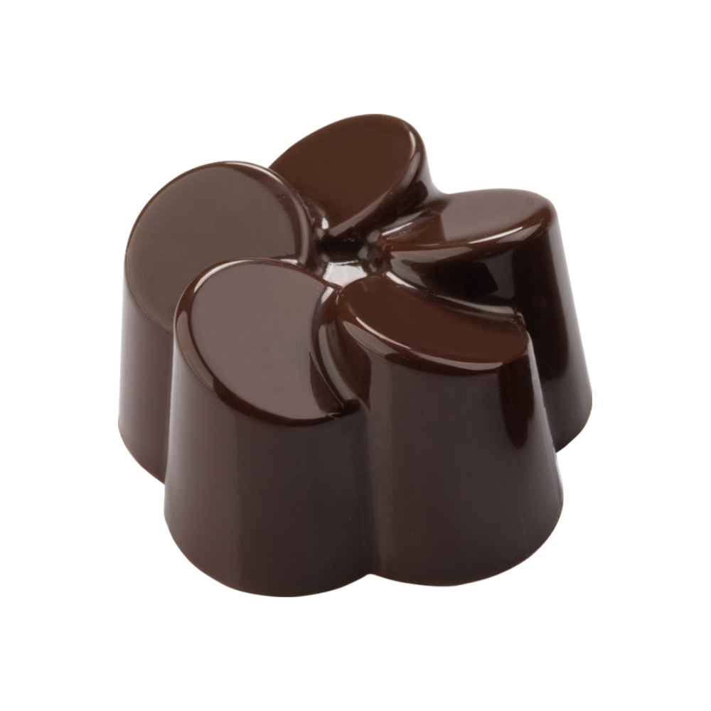 Martellato Polycarbonate Chocolate Mold, Flora, 24 Cavities 