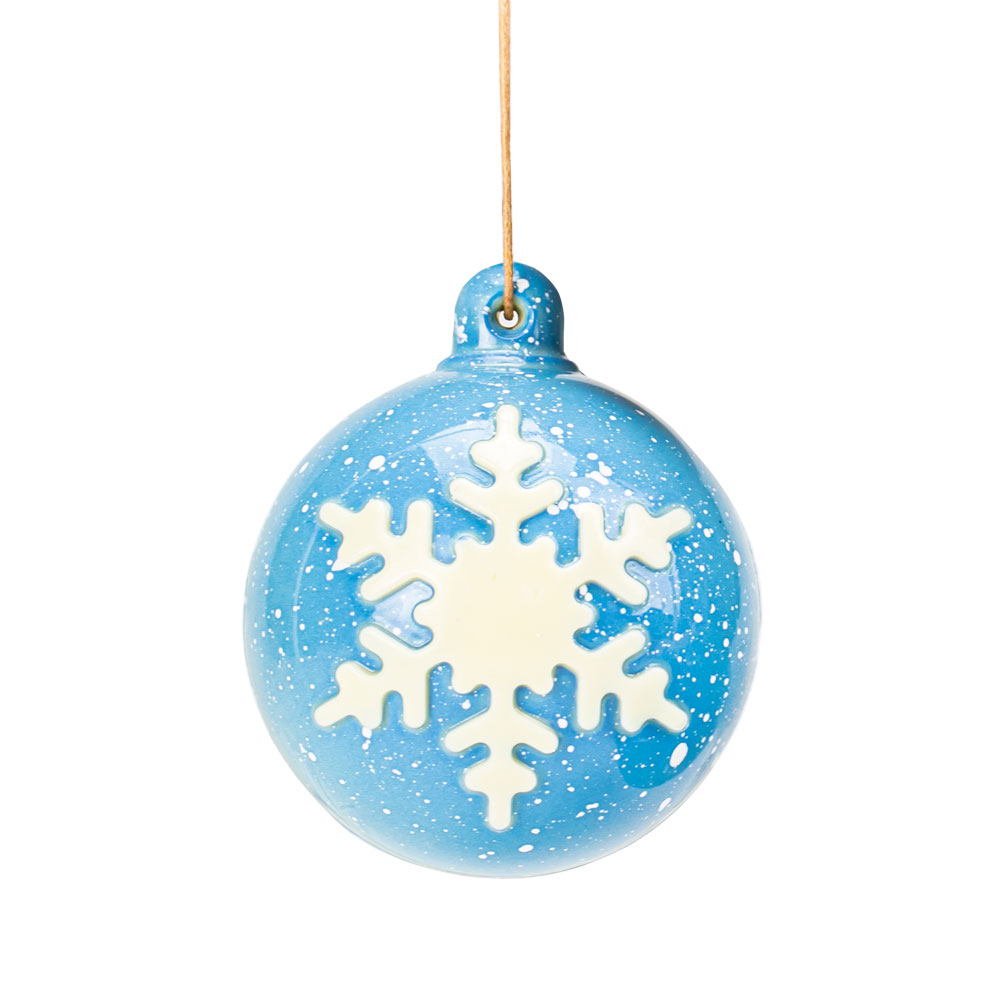 Martellato Polycarbonate Magnetic Chocolate Mold, Snowflake Ornament, 6 Cavities