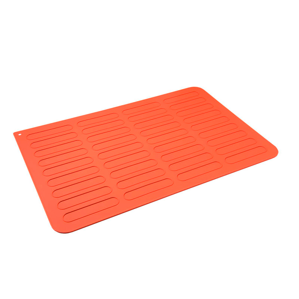 Martellato Red Silicone Eclair Mats, Cavity Measures 4.92" x 0.98"