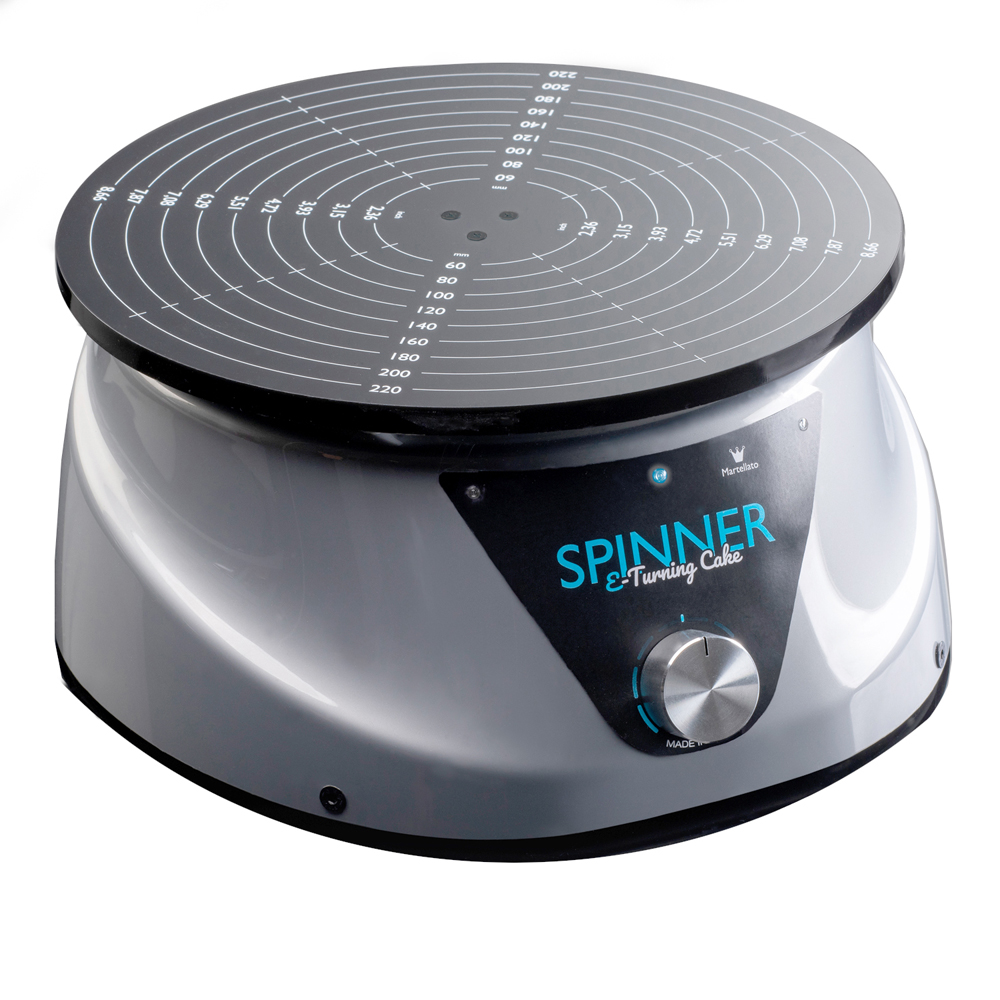 Martellato Spinner Electric Cake-Decorating Turntable 115  Volt: Cake Stands