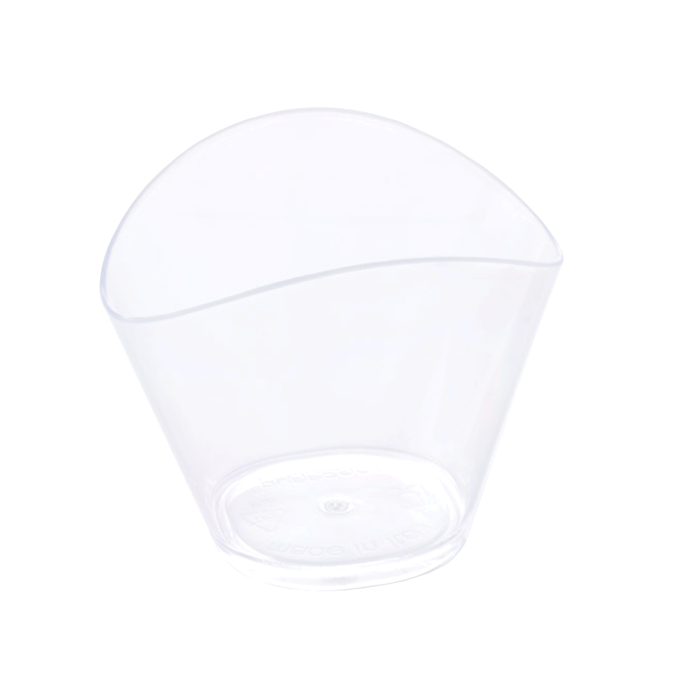 Martellato Transparent "Wave" Dessert Cups, 120ml (4 oz.) capacity