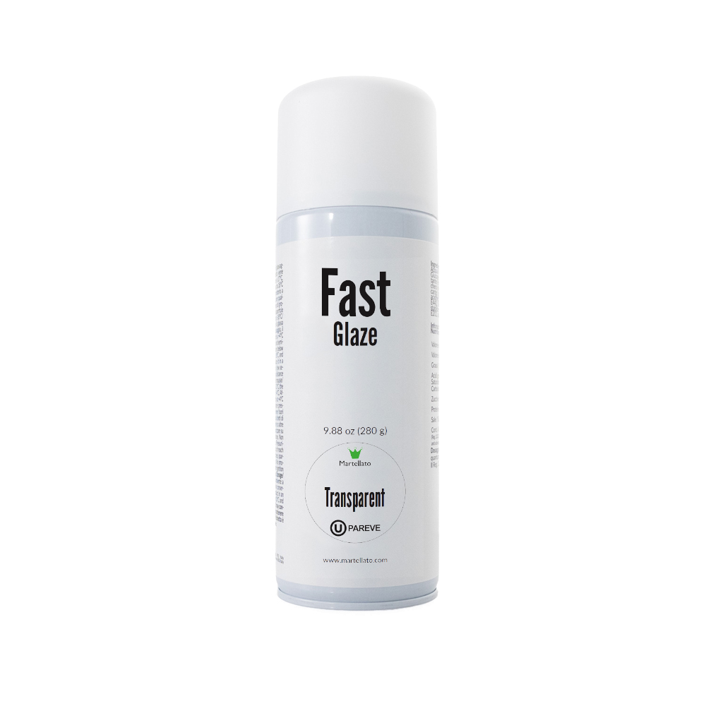 Martellato Transparent Fast Glaze Spray, 9.88 oz.