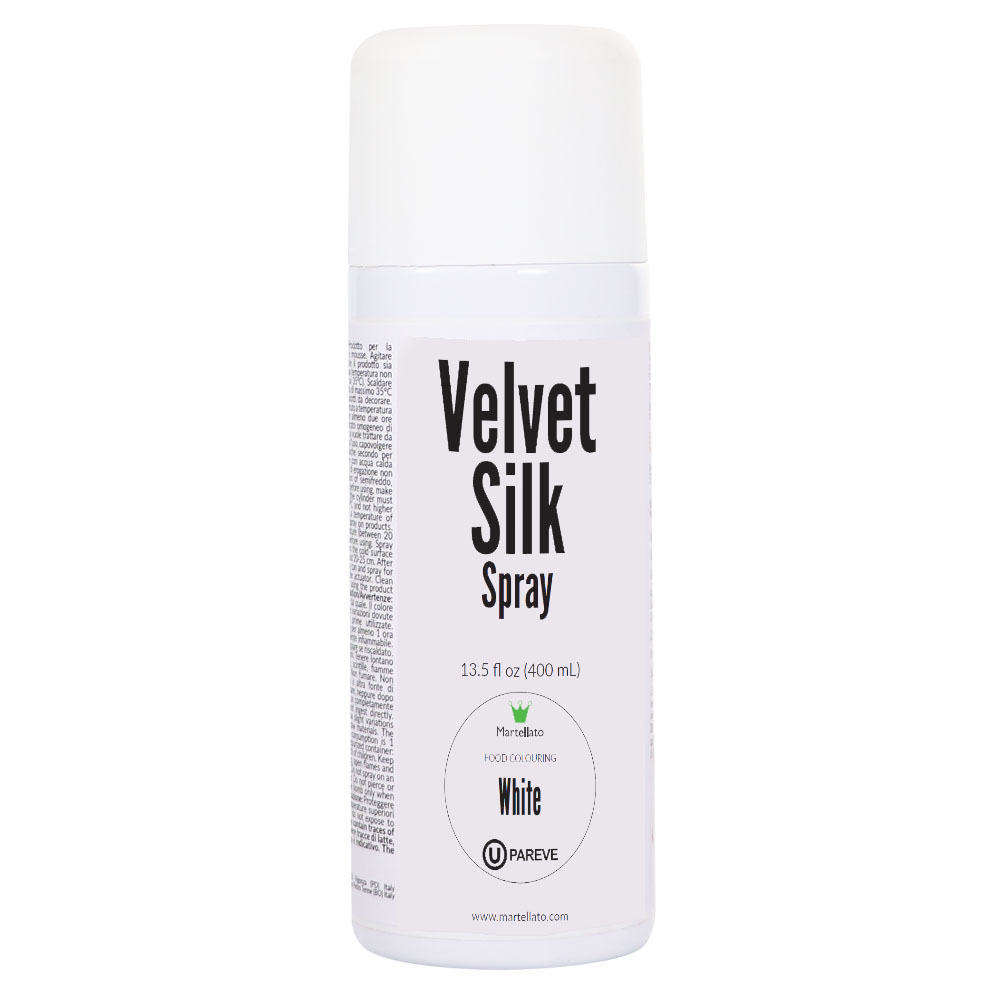 Martellato White Velvet Silk Spray, 13.5 oz.
