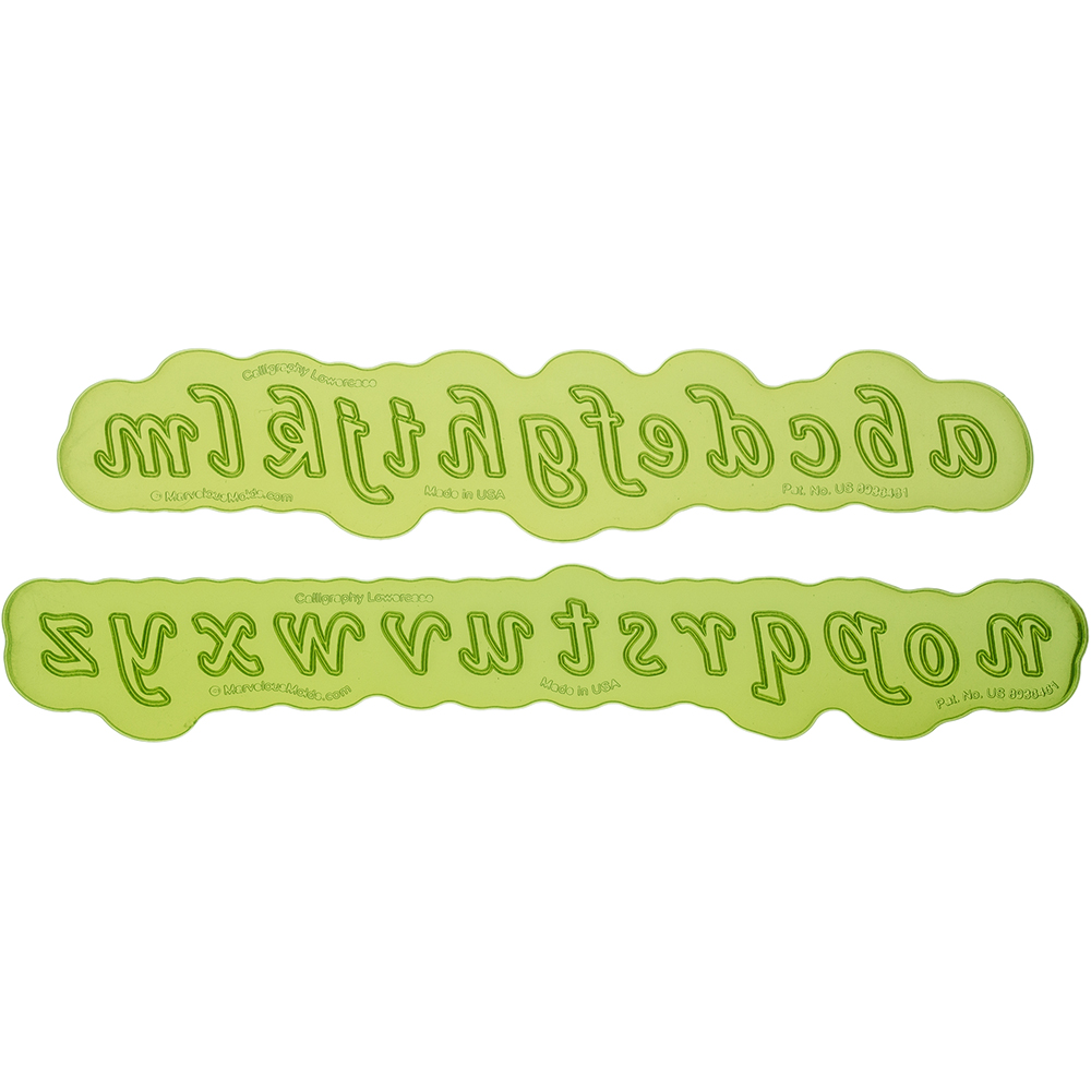 Marvelous Molds Calligraphy Lowercase Flexabet