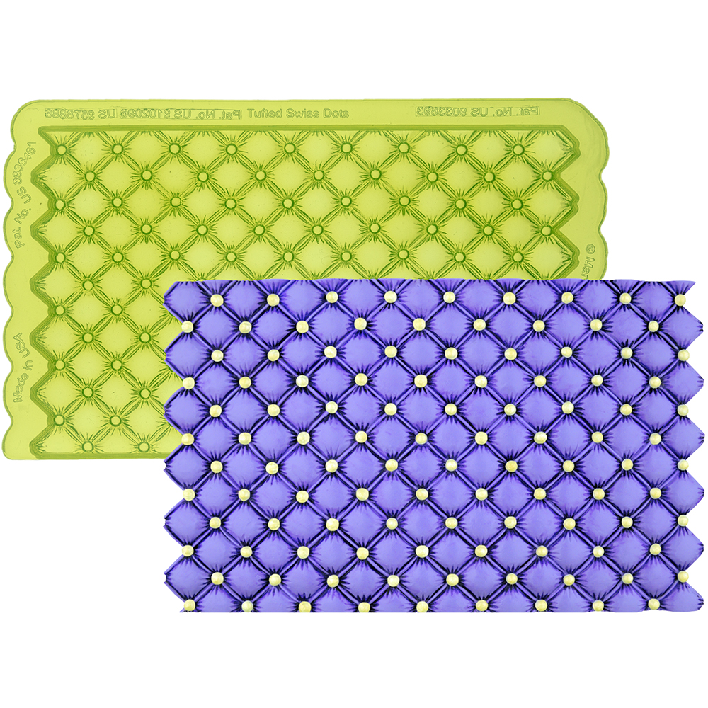 Marvelous Molds Tufted Swiss Dots Simpress