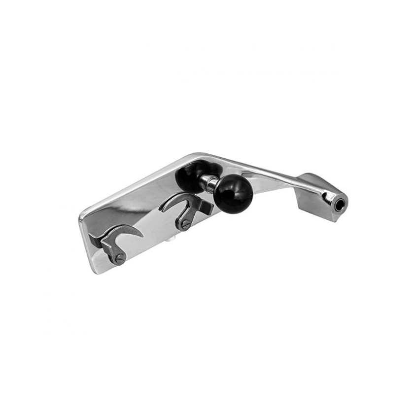 Meat Pusher Assembly complete with 2 Prongs (Chrome) for Berkel Meat Slicers OEM # 4675-00313
