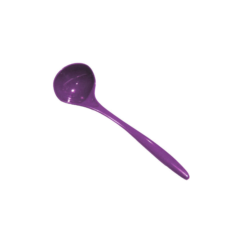 Melamine Food Ladle, 11" Overall Length, Violet
