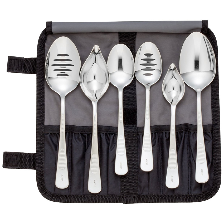 Mercer Culinary 35151 Plating Spoon Set with Storage Bag