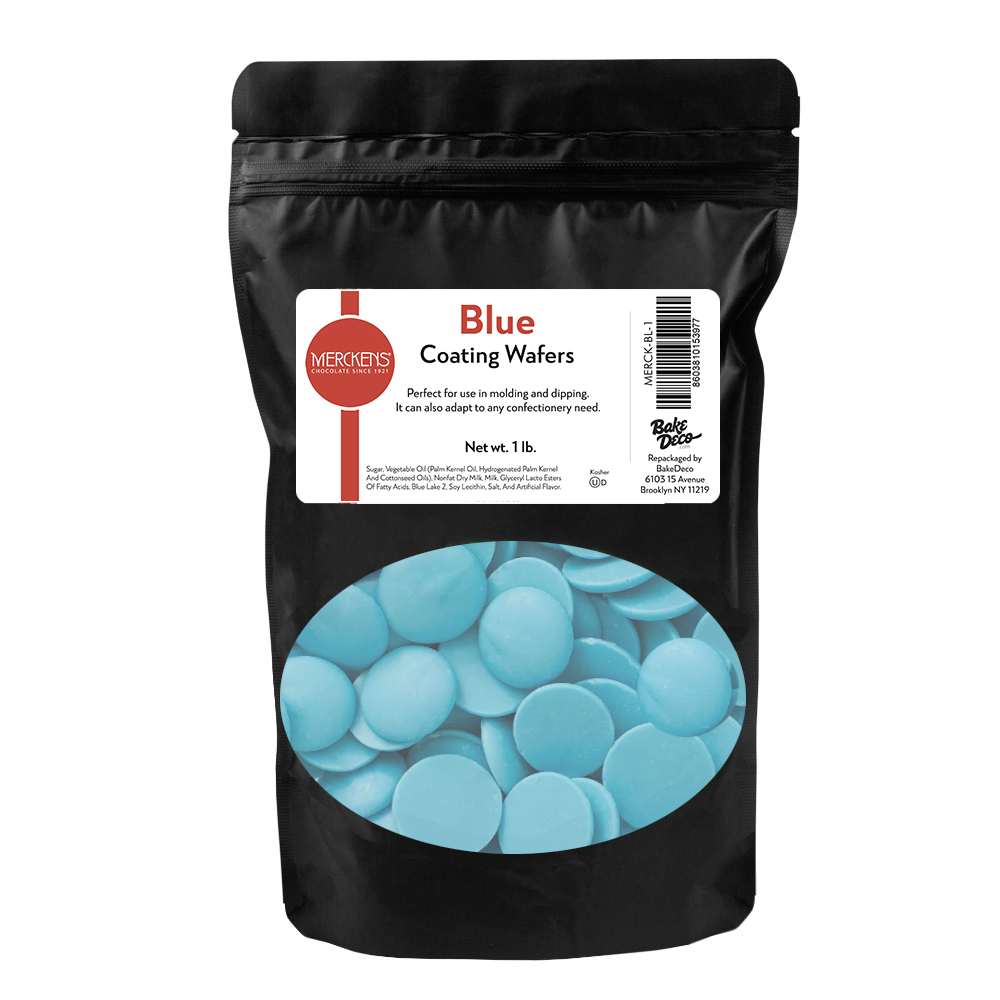 Merckens Blue Coating Wafers, 1 lb.