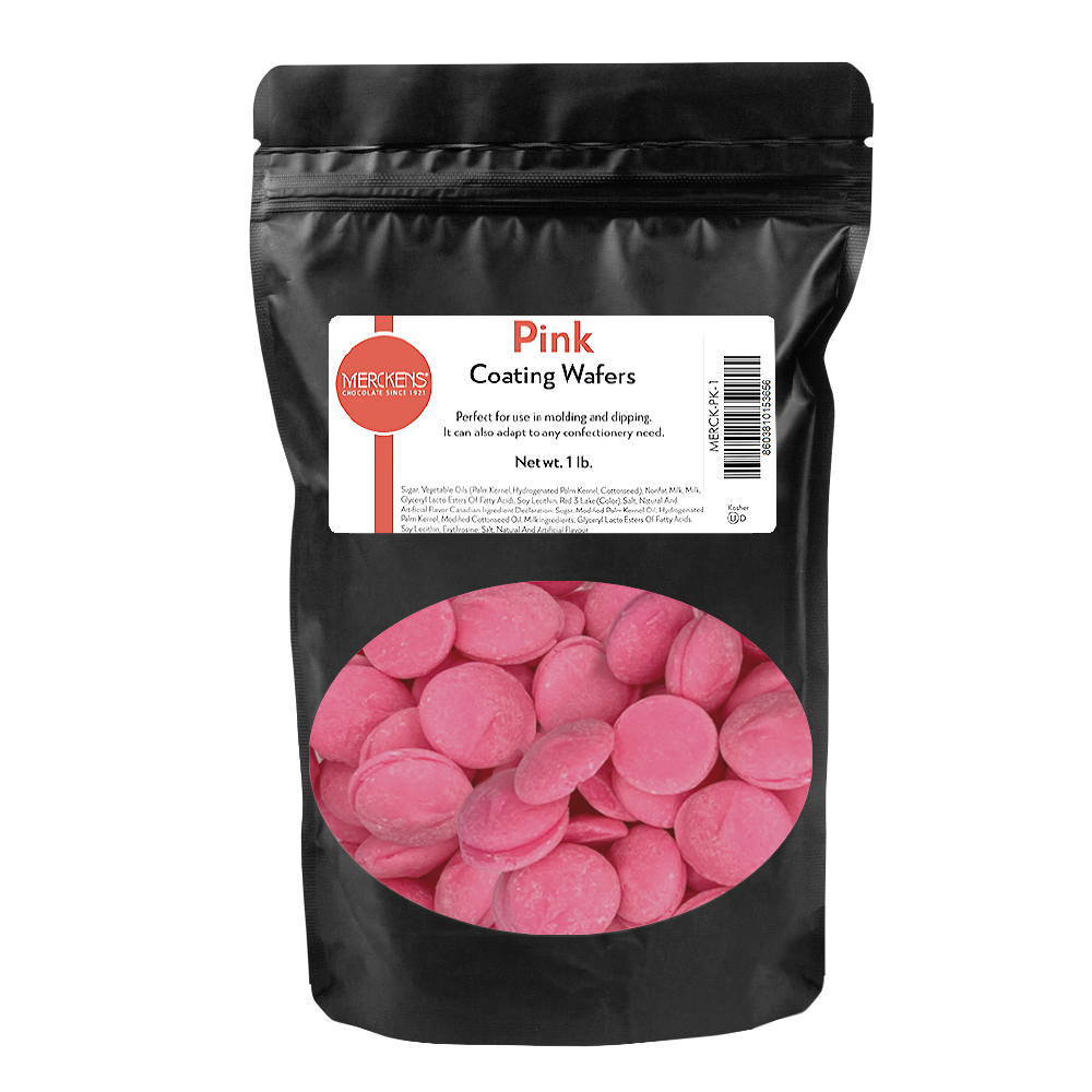 Merckens Pink Coating Wafers, 1 lb.