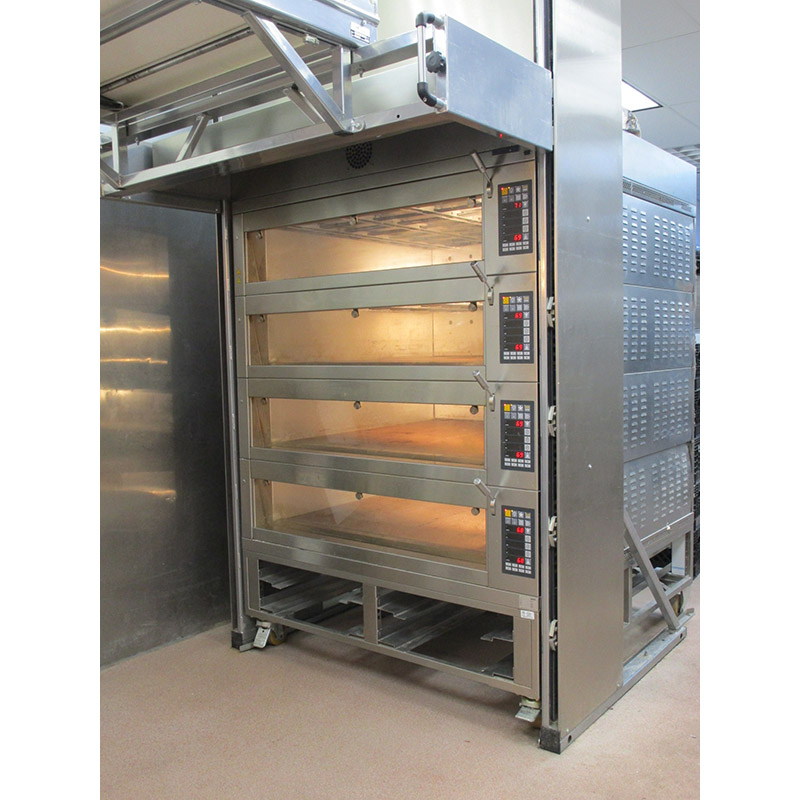 Miwe 4 Deck Electric Oven with Loader CO 4.1212, Used Excellent Condition