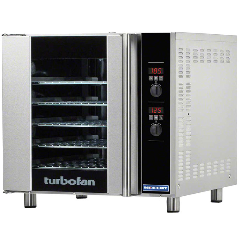 Moffat G32D5-(N) Turbofan Natural Gas Digital Full Size 5 Pan Convection Oven - Single Deck