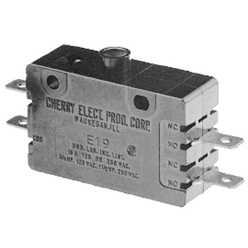 Momentary On/Off Push Button Micro Switch - 15A, 120/240V