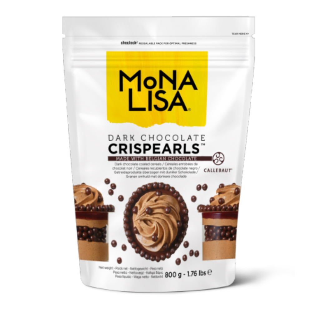 Mona Lisa Dark Chocolate Crispearls, 1.76 Lbs.