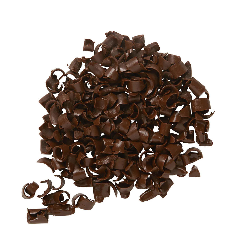 Mona Lisa Dark Decor Chocolate Curls, 8 oz.