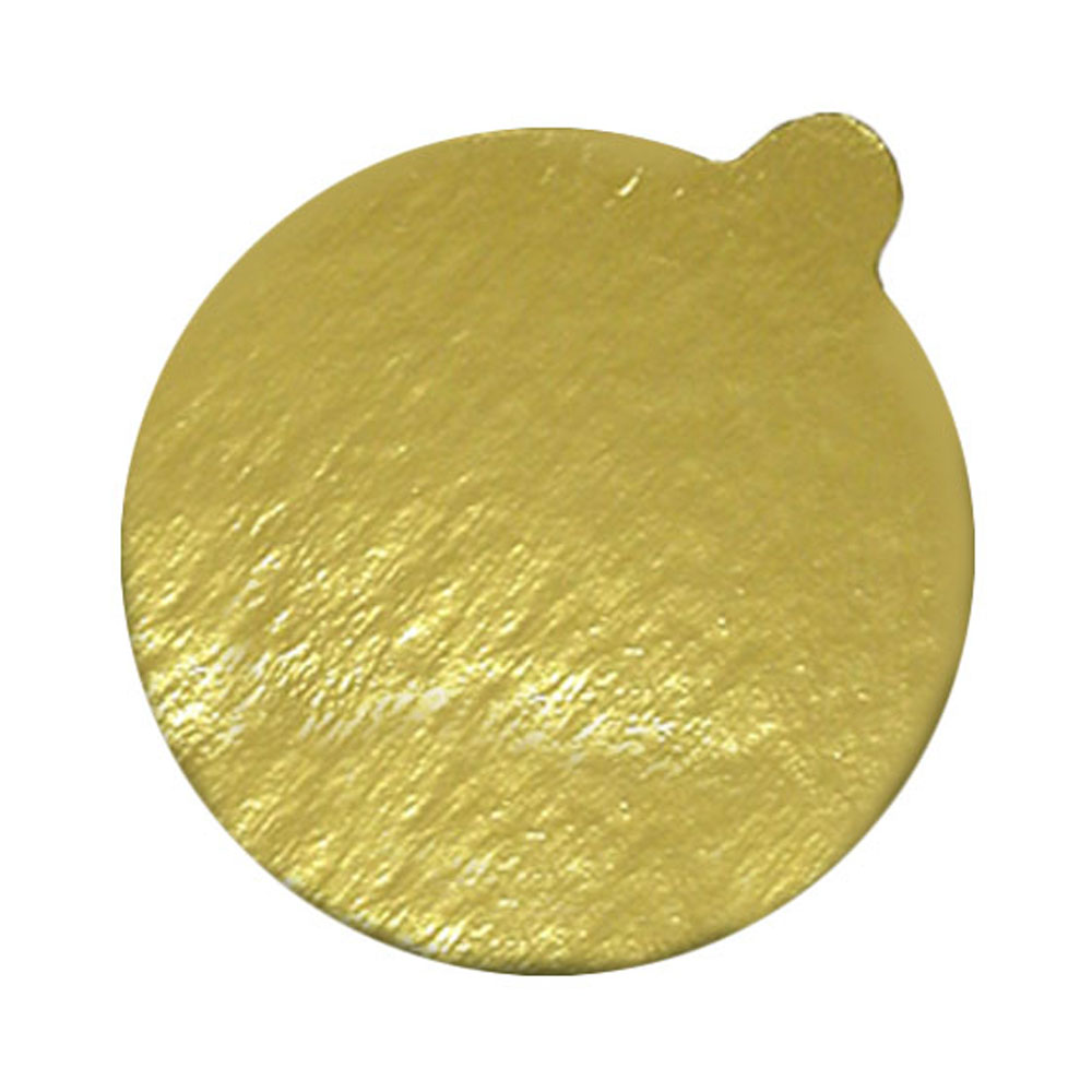 Mono-Board Gold 4" Round with Tab - Case of 500