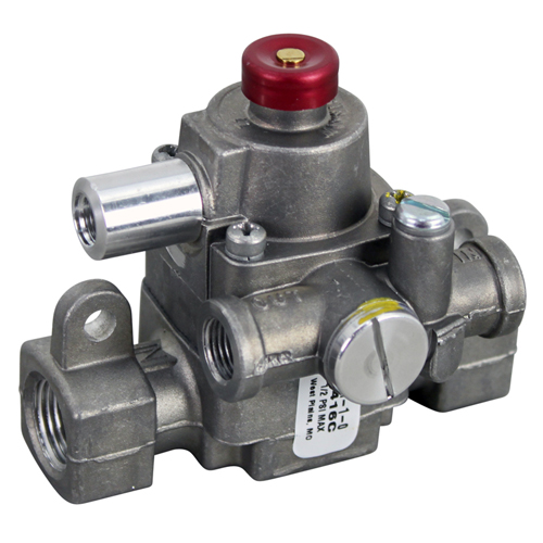 Montague OEM # 1062-6, Type "J" Gas Safety Valve; 3/8" Gas In / Out; 1/4" Pilot In / Out