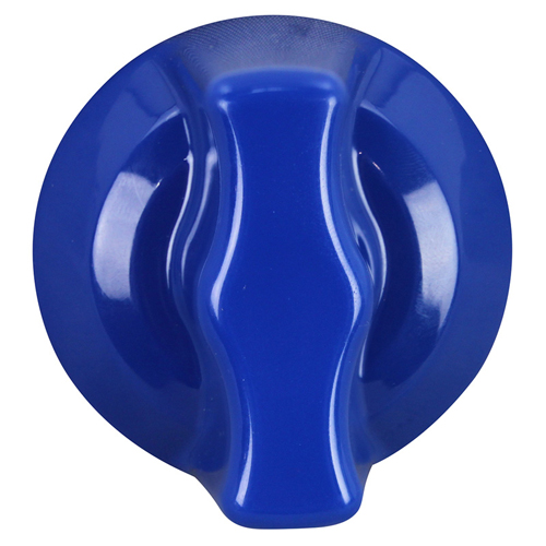 Montague OEM # 11790-0, 2 15/16" Blue Oven Burner Valve Knob (Off-On)