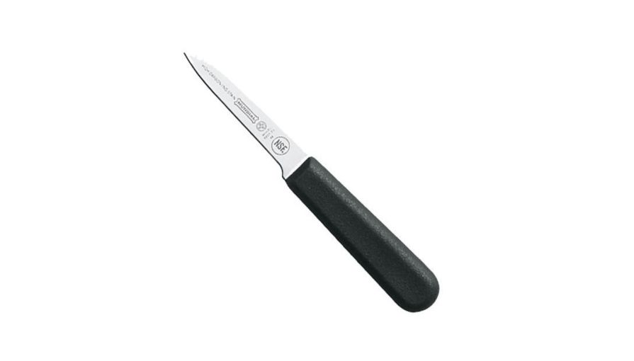 Mundial 5601-3-1/4 High Carbon 3 1/4" Paring Knife, Black Handle