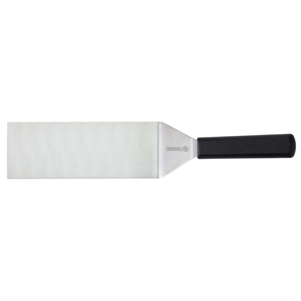 Mundial 5683SQ Square-End Turner, Black Plastic Handle