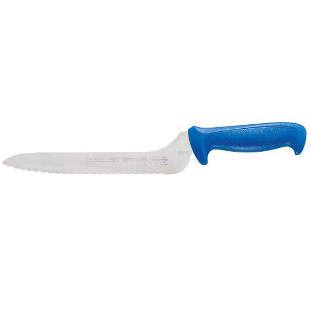 Mundial Blue Offset Serrated Sandwich Knife 9"