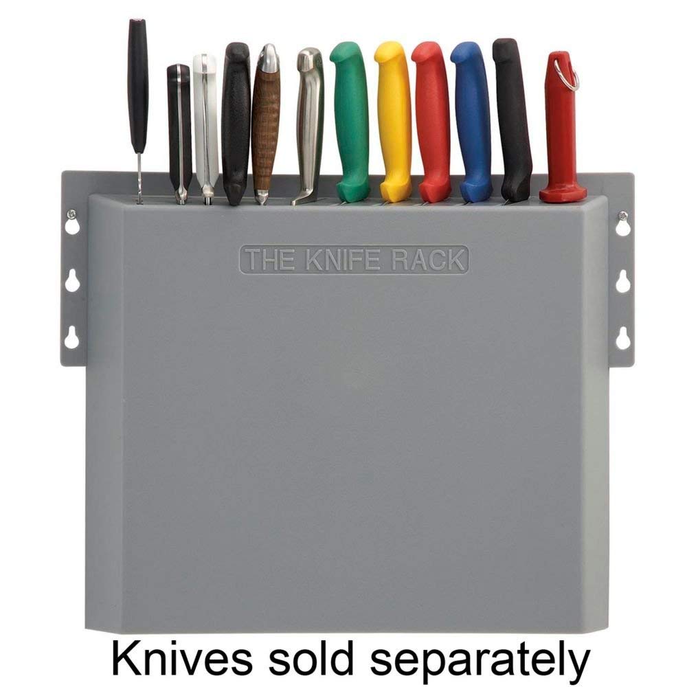 Mundial KR-1 Knife Rack ABS Plastic 16" Wide x 3" Deep x 15" High