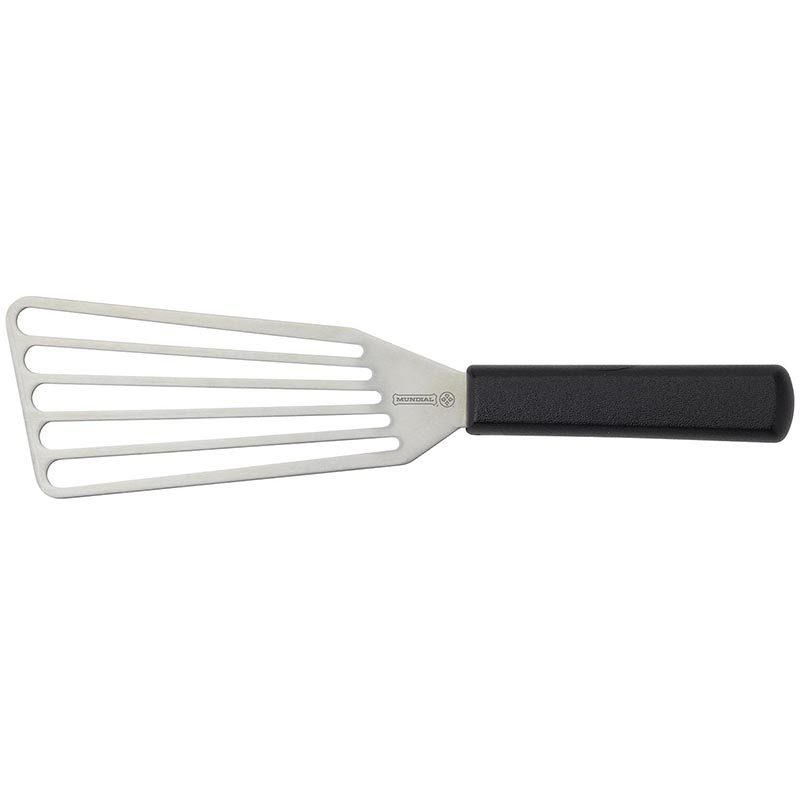 Mundial Slotted Fish Turner, Black Handle