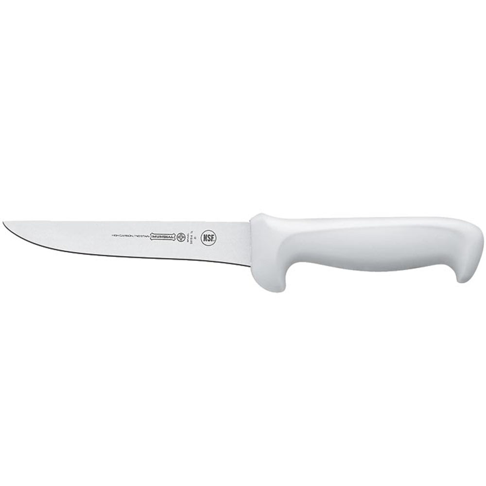 Mundial White Boning Knife 6-1/4" Wide Stiff Blade