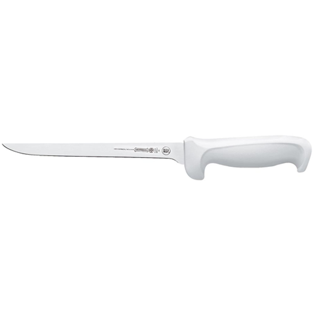 Mundial White Fillet Knife 8" Narrow Stiff Blade, Poly Handle 