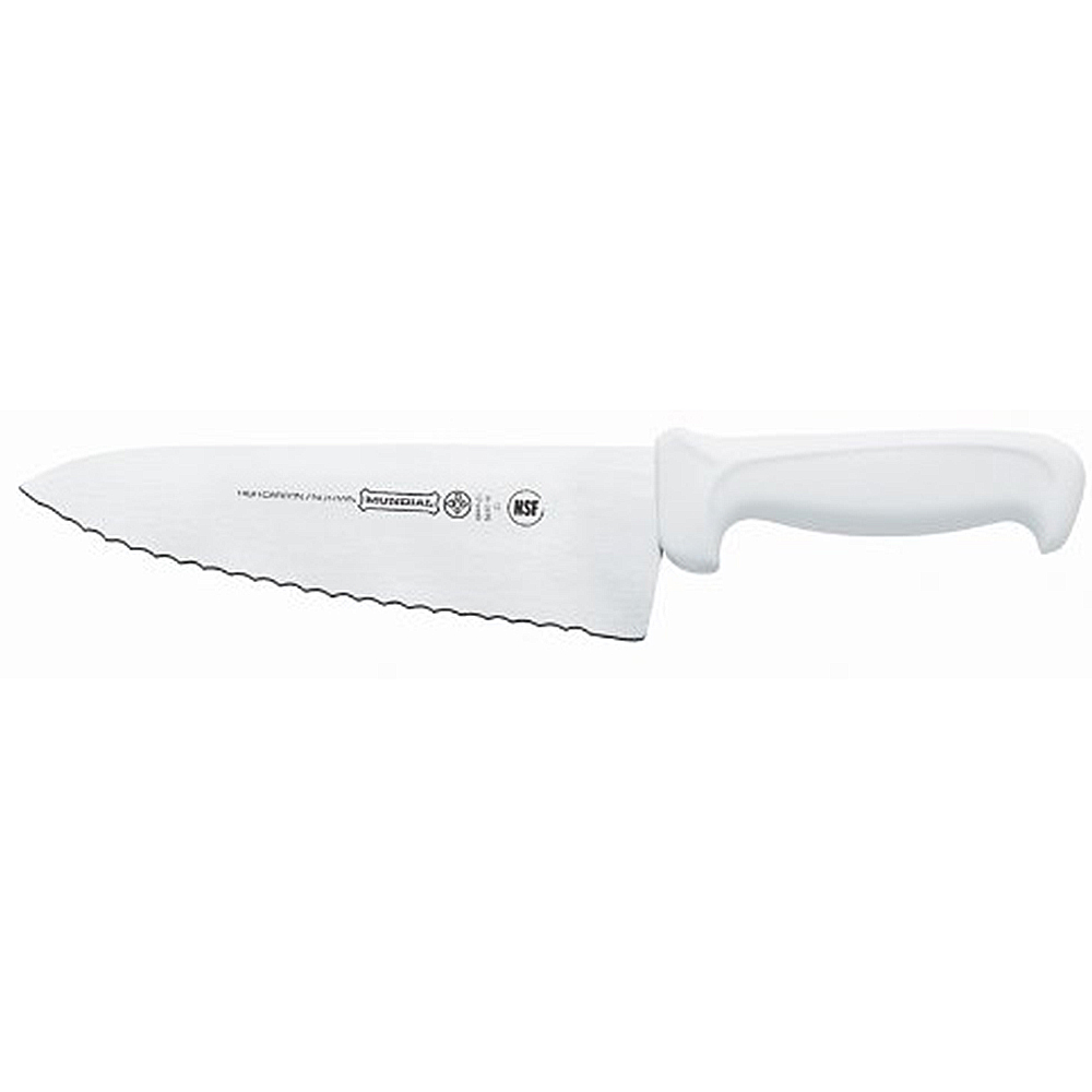 Mundial White Sandwich Knife 8" Blade